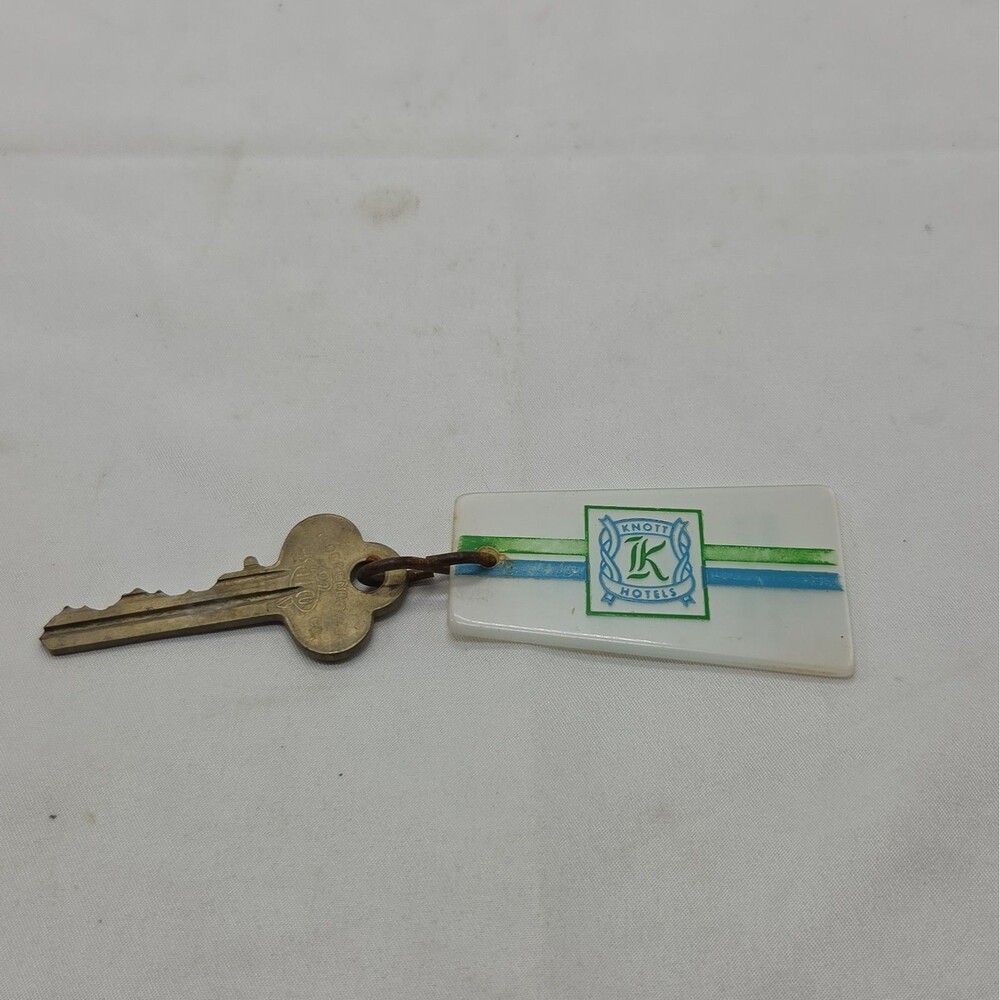 VTG Knot Motel Hotel Room Key Fob Room #21 New York N.Y.